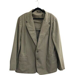 L.L. BEAN Mens 54 R Travel Blazer Field Jacket Canvas Cotton Easy Care #CH22A